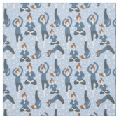 Yoga-Pose-Muster Stoff (Muster)