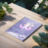 Yoga Pose Om Sign Notizblock