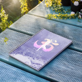 Yoga Pose Om Sign Notizblock