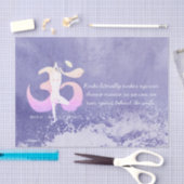 Yoga Pose Om Sign Seidenpapier (Handwerk)