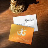 YOGA Pose OM Symbol Class Pass Treue Ernennung Terminkarte