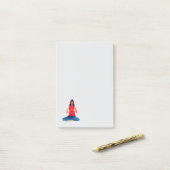 Yoga-Pose Post-it Klebezettel (Auf Schreibtisch)