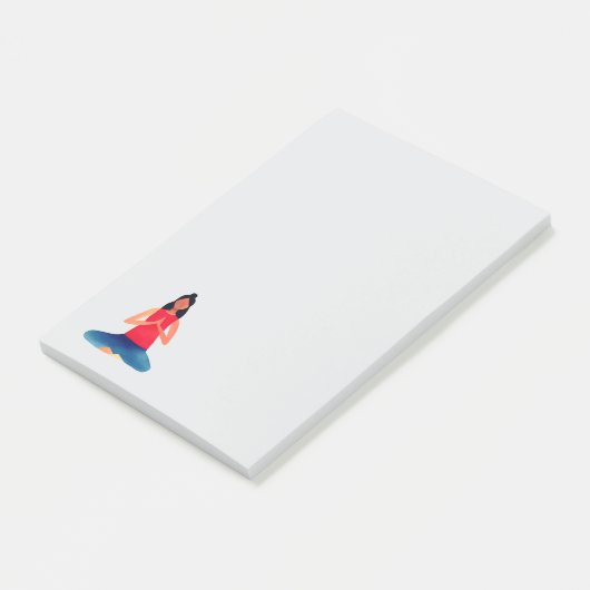 Yoga-Pose Post-it Klebezettel (angewinkelt)