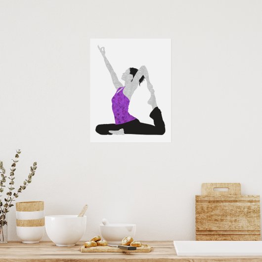Yoga Pose Poster (Küche)