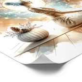 Yoga-Pose Poster (Ecke)