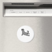 Yoga Pose Scottish Fold Cat Magnet (In Situ (Geschirrspüler))