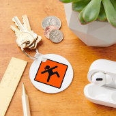 Yoga Pose Sign Schlüsselanhänger