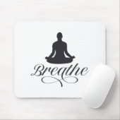 Yoga-Pose-Silhouette Mousepad (Mit Mouse)