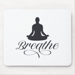 Yoga-Pose-Silhouette Mousepad