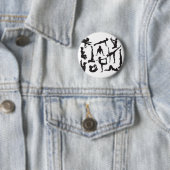 Yoga-Pose-Silhouetten Button (Beispiel)