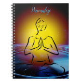 Yoga Pose Sketch Notizblock (Vorderseite)