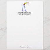 Yoga Pose Stationery (Vorderseite)