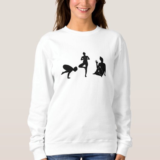 Yoga Pose Sweatshirt (Vorderseite)