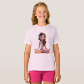 Yoga-Pose T-Shirt (Vorne ganz)