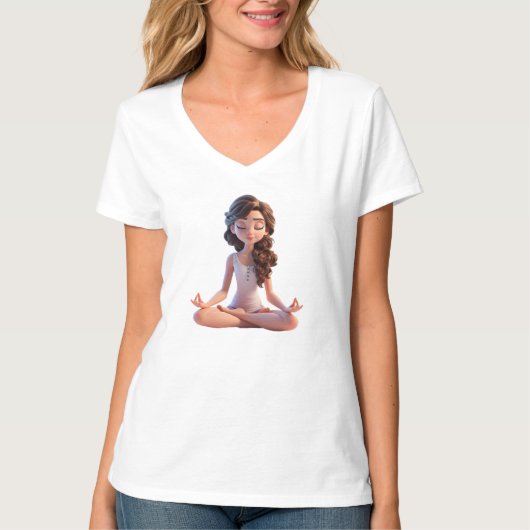 Yoga-Pose T-Shirt (Vorderseite)