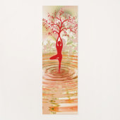 Yoga-Pose, Wasser und Baum Yogamatte (Vorderseite)