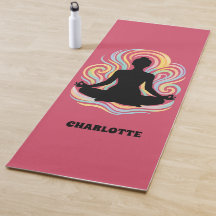 Yoga-Pose-Wirbel Rosa