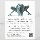 Yoga-Pose, Yoga-Class-Werbe-Flyer Flyer (Vorne)