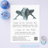 Yoga-Pose, Yoga-Class-Werbe-Flyer Flyer (Einzeln)