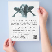 Yoga-Pose, Yoga-Class-Werbe-Flyer Flyer (Hand)