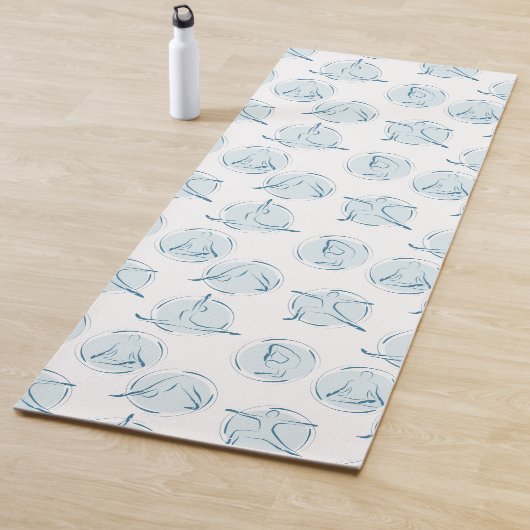 Yoga-Pose Yogamatte (Beispiel)