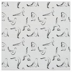 Yoga-Posemuster Stoff