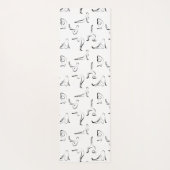 Yoga-Posemuster Yogamatte (Rückseite)