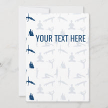 Yoga Posen Ankündigung von Asanas