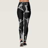 YOGA-POSEN (BLACK)-LEGGINGS LEGGINGS (Rückseite)