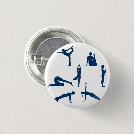 Yoga-Posen Button (Vorne & Hinten)