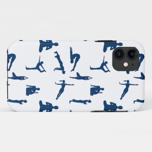 Yoga-Posen Case-Mate iPhone Hülle (Rückseite (Horizontal))