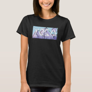 Yoga Posen für Männer Yoga Retro T-Shirt