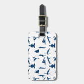 Yoga-Posen Gepäckanhänger (Vorderseite vertikal)