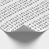 Yoga-Posen Geschenkpapier (Ecke)