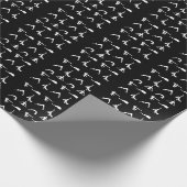 Yoga-Posen Geschenkpapier (Ecke)