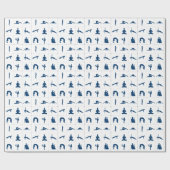 Yoga-Posen Geschenkpapier (Flach)