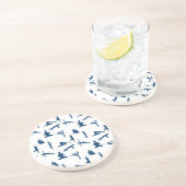 Yoga-Posen Getränkeuntersetzer (Seite)