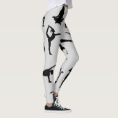 YOGA-POSEN (GRAU)-LEGGINGS LEGGINGS (Rechts)