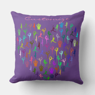 Yoga-Posen Herz Thunder_Cove Kissen