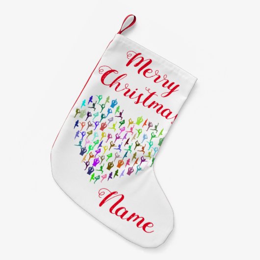 Yoga-Posen Herz Thunder_Cove Kleiner Weihnachtsstrumpf (Vorderansicht (hängend))