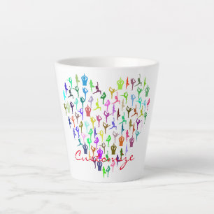 Yoga-Posen Herz Thunder_Cove Milchtasse