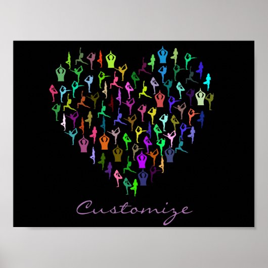 Yoga-Posen Herz Thunder_Cove Poster (Vorne)