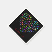 Yoga-Posen Herz Thunder_Cove Serviette (Ecke)