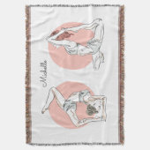 Yoga-Posen individuelle Name werfen Decke (Vorderseite Vertikal)