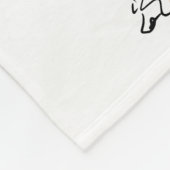 Yoga-Posen individueller Name u. Text-Fleecedecke Fleecedecke (Ecke)