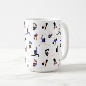 Yoga-Posen Kaffeetasse (VorderseiteRechts)