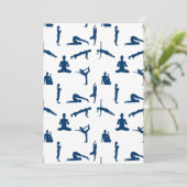 Yoga-Posen-Karte Ankündigung (Stehend Vorderseite)