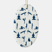 Yoga-Posen Keramikornament (Rechts)