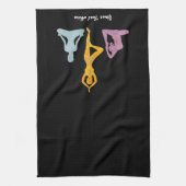 Yoga-Posen (kundengerecht) Handtuch (Vertikal)