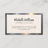 Yoga-Posen | Mandala Pattern Visitenkarte (Rückseite)